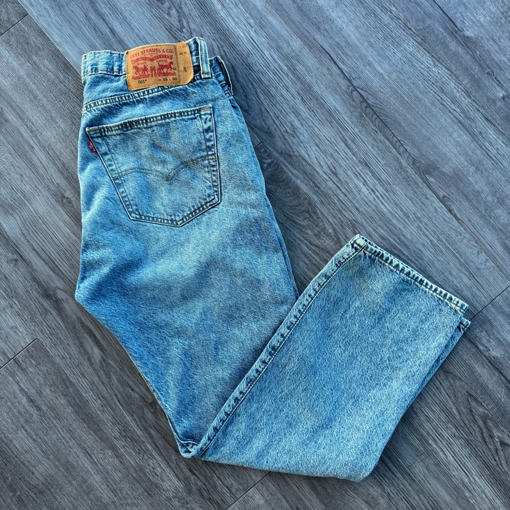 Levi's 501 Men's Blue Straight Jeans
